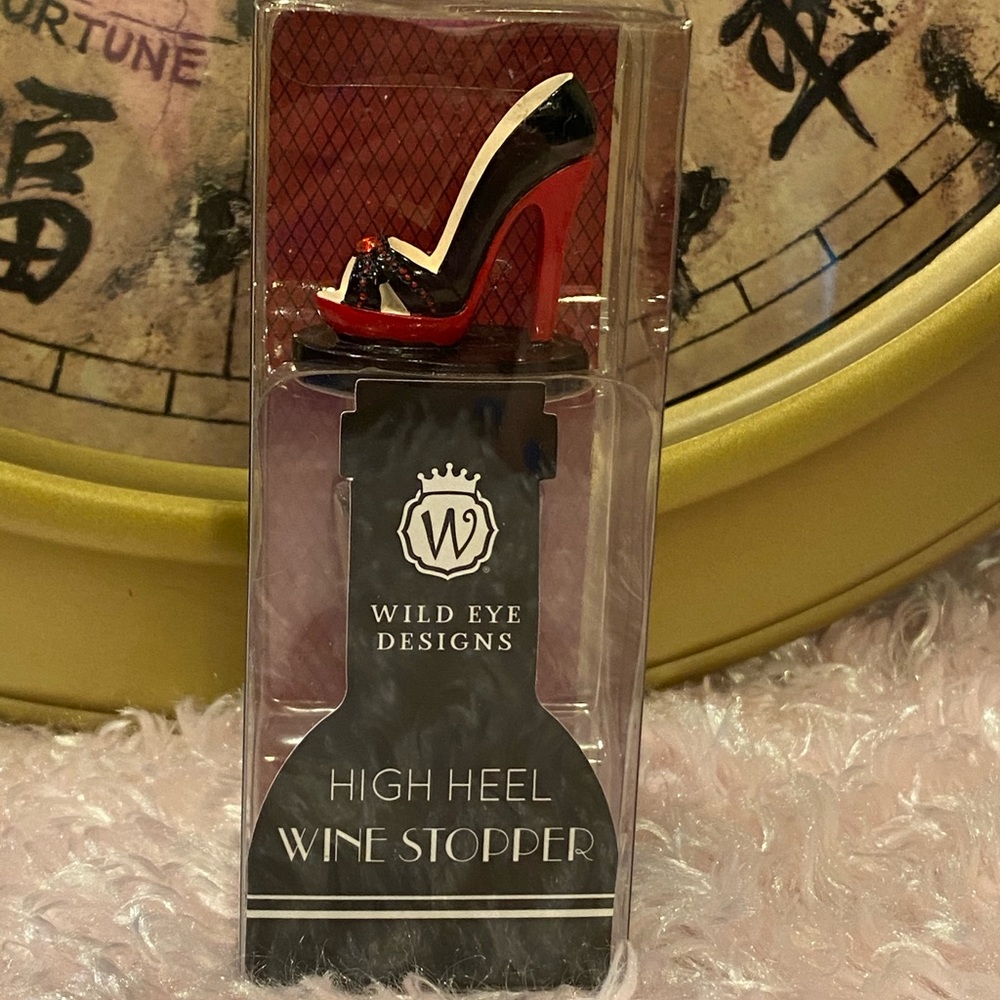 Wild Eye Designs High Heel Wine Bottle Stopper~New